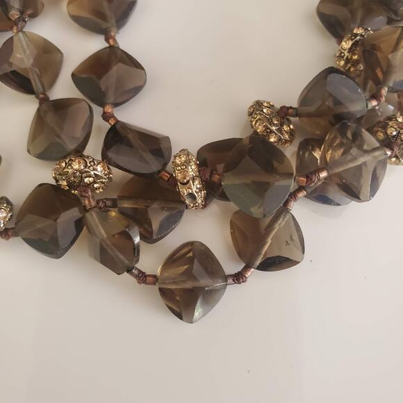 Estate by Monet Beaded Bracelet with Crystal Accents and Toggle Clasp Casual - Picture 7 of 9